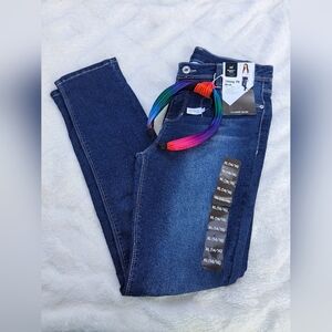 🌈Member's Mark Girl's Mid Rise Stretch Denim Skinny Fit Jean with Headband